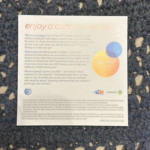 LG- G pad 7.0 NEW!!! open box - Picture 8 of 16